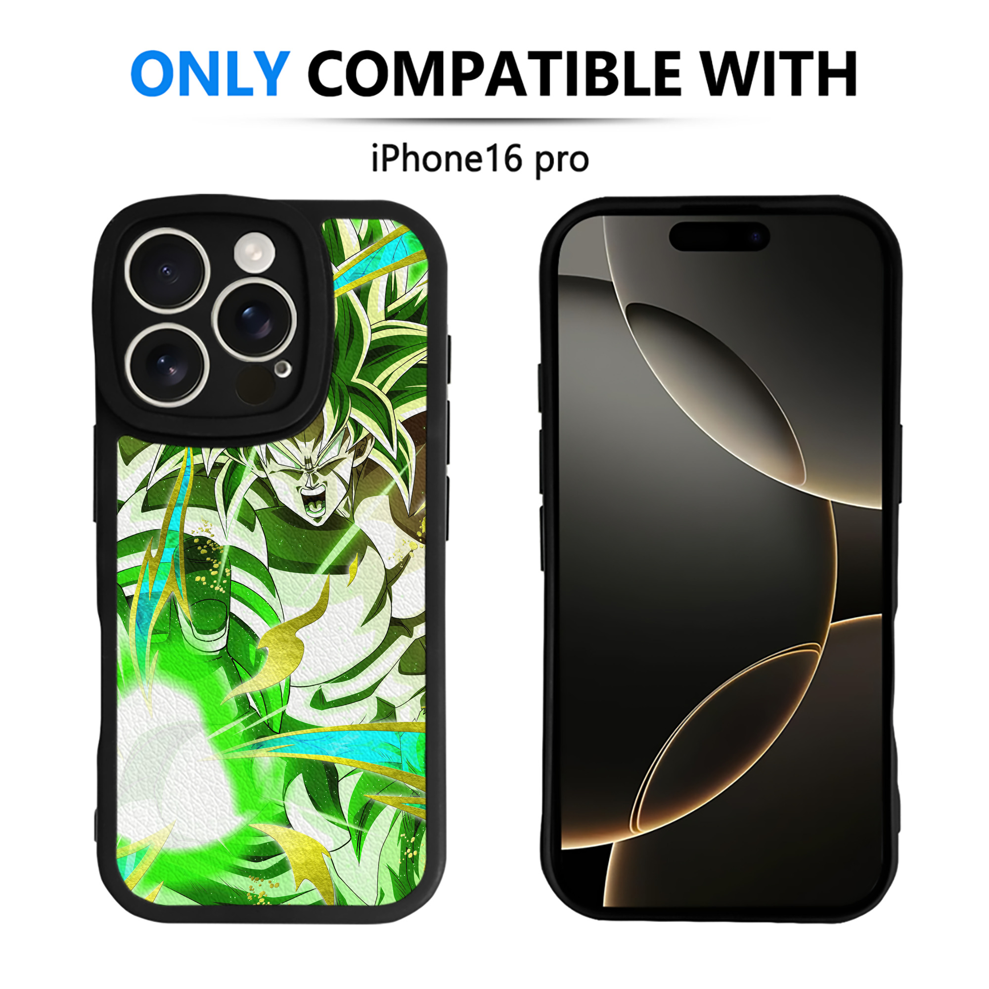 （画像用） ドラゴンボール DRAGON BALL 【iPhone 16シリーズ対応】シリコンスマホケース（レザー調） 材質：シリコン